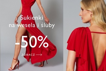 Sukienki  na wesela i śluby -50%