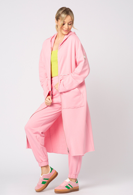 Różowa bawełniana parka Kaylee