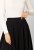 Czarna rozkloszowana spódnica Simon