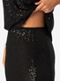 Czarna cekinowa spódnica