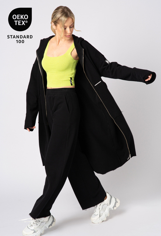 Czarna bawełniana parka Kaylee