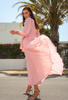 Sukienka z różowego szyfonu Sydney