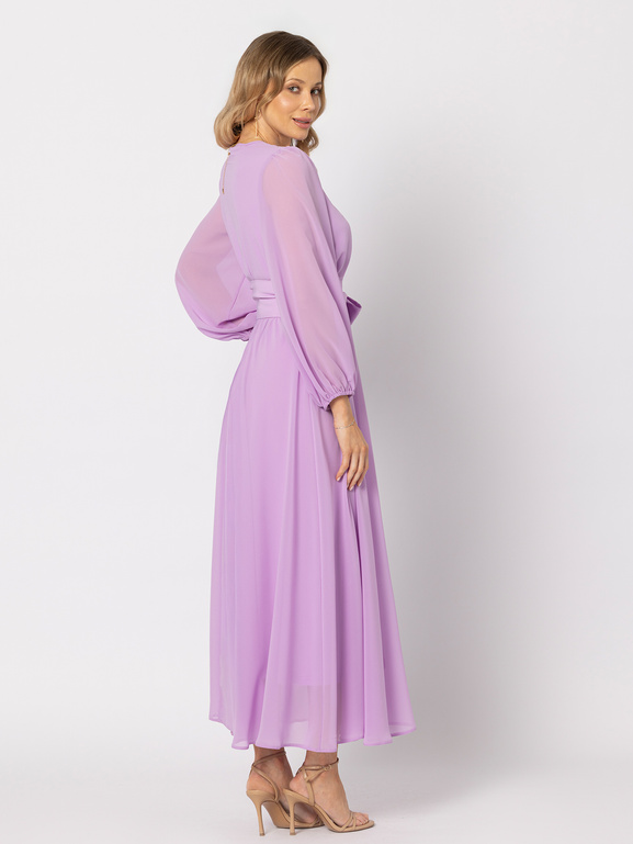 Sukienka z szyfonu w kolorze fioletowym Sydney