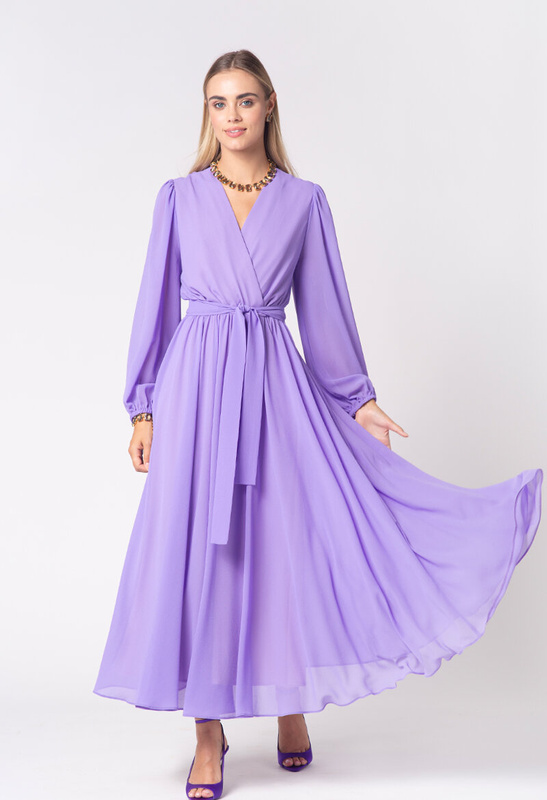 Lawendowa sukienka Ibiza