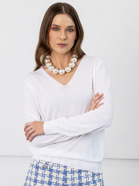 Naszyjnik z dużymi perłami