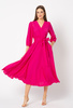 Sukienka z wiskozy w kolorze fuksji Amelie