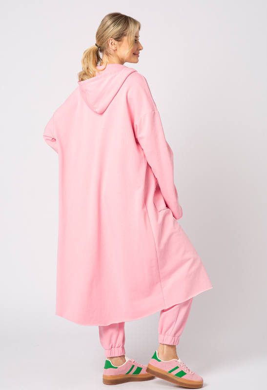 Różowa bawełniana parka Kaylee