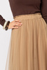 Tiulowa beżowa spódnica 