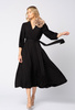 Czarna sukienka z wiskozy Amelie