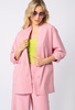 Pudrowo różowa marynarka z wiskozy Mary