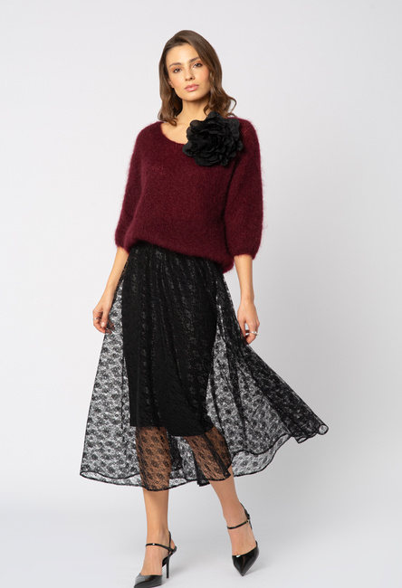 Czarna koronkowa spódnica Manon