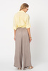 Beżowe spodnie z wiskozy