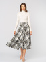 Spódnica w kratę Agathe