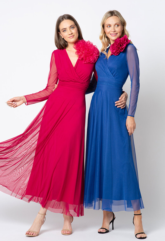 Chabrowa sukienka z siatki Alice