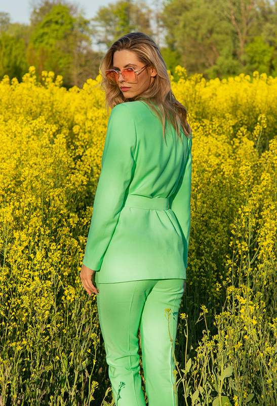 Spodnie w kolorze zielonego groszku Sewilla