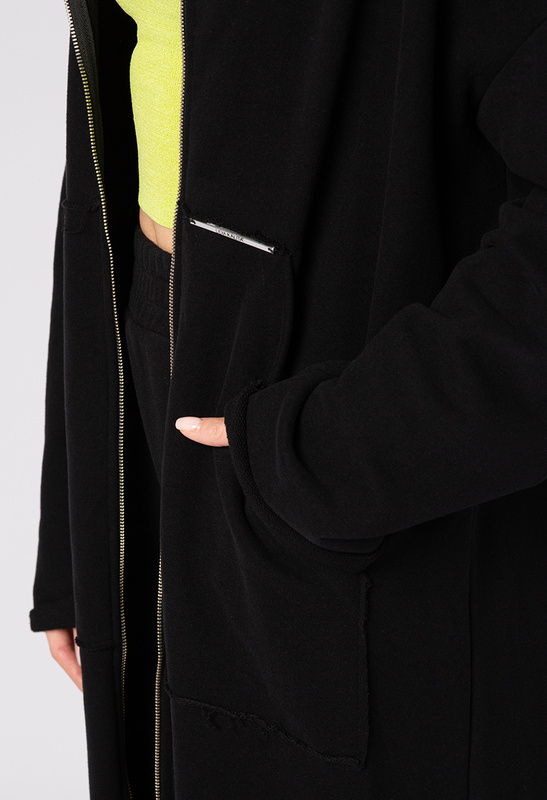 Czarna bawełniana parka Kaylee