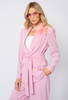 Różowa marynarka z wiązaniem Sally