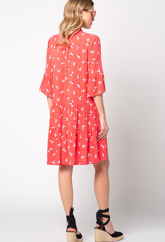 Sukienka boho z wiskozy Almeria