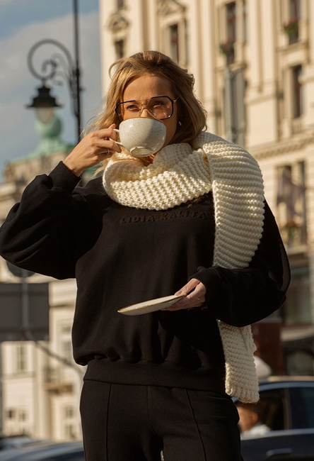 Czarna bluza dresowa Espresso